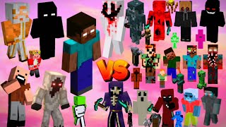 Herobrine vs All Mobs  Epic Minecraft Battle Showdown 🤯 minecraft [upl. by Clapp]