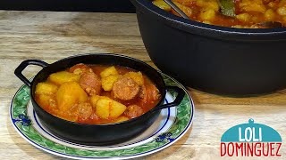 PATATAS A LA RIOJANA RECETA TRADICIONAL GUISO DE PAPAS CON CHORIZO Loli Domínguez  Recetas [upl. by Presber]