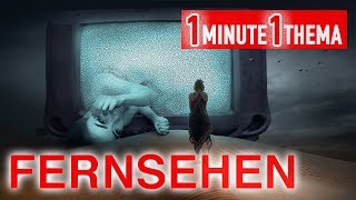 Wirst du dumm durch Fernsehen  1 Minute 1 Thema [upl. by Nalac]