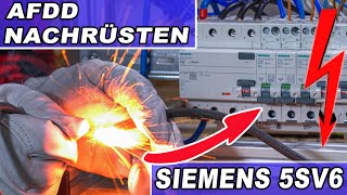 Brandschutzschalter Einfache Nachrüstung Jetzt möglich mit dem 5SV6 AFDD von Siemens [upl. by Areip]