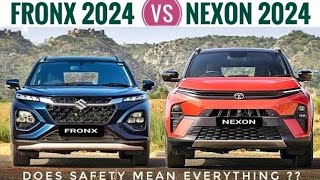 Tata Nexon Facelift vs Fronx  Reality is always shocking  Maruti Fronx vs Nexon Facelift 2024 [upl. by Hendon]