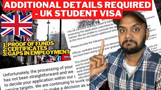 UK Student visa  Common details asked after submitting application [upl. by Enida144]