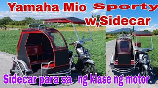 Sidecar sa Yamaha Mio at sa Lahat ng Klase ng MotorMatic man o De Clutchsidecars [upl. by Anikes]