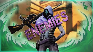 ENEMIES👀 VALORANT MONTAGE [upl. by Kermit476]