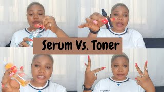 Difference between toner and serum [upl. by Nodnarbal]