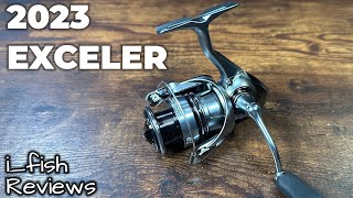 2023 DAIWA EXCELER Analysis and comparison with 2023 LEGALIS [upl. by Walcoff]