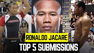 Top 5 Submissions Ronaldo Jacare Souza  ADCC 2005 [upl. by Nevin]