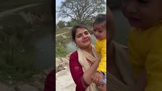 Grih pravesh Nana Nani gharAyanknanilove cutebaby vlog fulldayvlog funnybaby indianvillage [upl. by Pascia884]