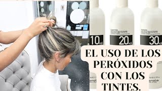 ¿Cómo usar correctamente los PERÓXIDOS o OXIDANTES en el cabello [upl. by Afirahs]