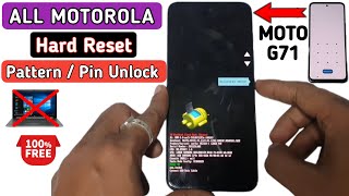 Moto G71 5G Hard Reset  How to Screen Unlock Moto g71 5G  Factory Data Reset All Motorola  No PC [upl. by Aneet]