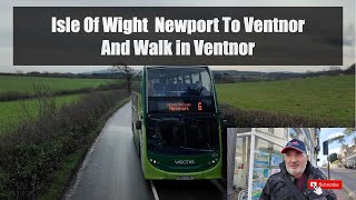 Isle Of Wight Newport To Ventnor and walk in Ventnor [upl. by Aitnohs]