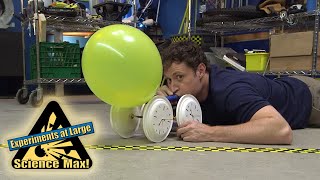 Science Max  How to Make a Balloon Powered Car  Science Experiments [upl. by Shanly163]