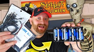 HOW TO MAKE A BATTERY PACK ADAPTER FOR YOUR SPIRIT HALLOWEEN ANIMATRONICS [upl. by Ahtreb]