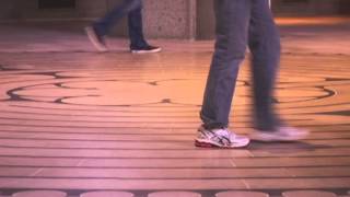 People Walking the Labyrinth at Grace Cathedral [upl. by Neale]