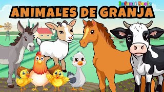 Animales de Granja Para Niños  La Granja de Animales  Video Educativo Infantil [upl. by Ylrbmik]