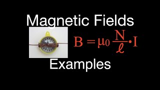 Magnetism 6 of 13 Magnetic Field of a Coil Example Calculations [upl. by Meadows]