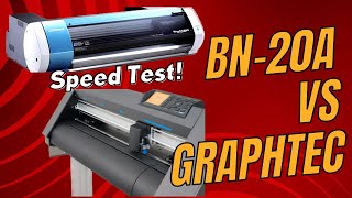 CUTTING SPEED COMPARISON ROLAND BN20A VS GRAPHTEC CE7000 [upl. by Nyleda47]