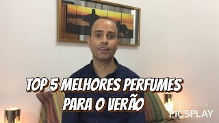 Top 5 Melhores Perfumes para o Verão [upl. by Aehtorod]