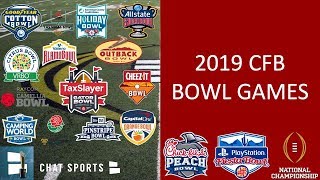 College Football Bowl Games 201920 Schedule Matchups Dates Times And Locations [upl. by Annaiek671]