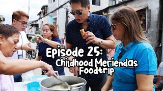 Ep 25 Childhood Meriendas Foodtrip  Bonoy amp Pinty Gonzaga [upl. by Mehitable]