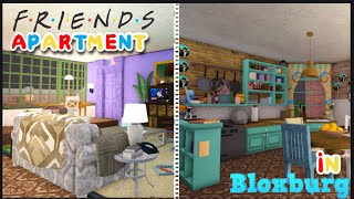 I built the apartment from Friends in Bloxburg [upl. by Ebocaj]