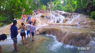 HD Climbing Dunns River Falls  Jamaicas most famous Falls [upl. by Wald]