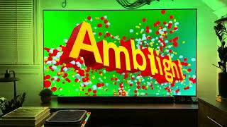 Ambilight demo with LG 4G Tv 65” [upl. by Yardna594]