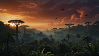 Ethereal Jungle  Natural Ambient  Otherworldy Jungle Sunset [upl. by Mouldon755]