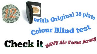 Colour Blind testOriginal Colour blind test For NAVY AIR FORCE SSC ARMY Policecolour vision test [upl. by Satterfield]