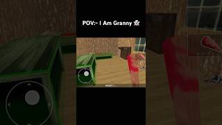 Granny chapter 1 car escape from granny house granny I am grannygranny2 [upl. by Niveg896]