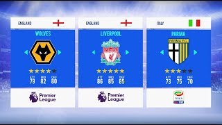 TOP 10 TEAMS TO USE IN FIFA 19 CAREER MODE [upl. by Luigino789]