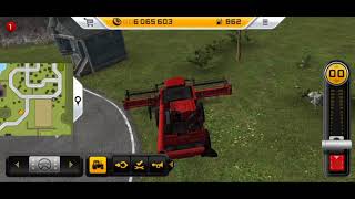 Full Map Canola Cutting with one machine  Farming simulator 14 Canola Cutting Part 1 [upl. by Repohtsirhc]