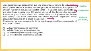 PAES Invierno 2023  Biología  Pregunta 63 [upl. by Tessie]