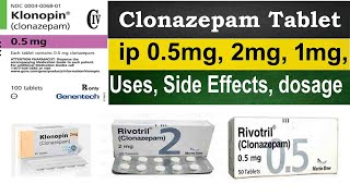 Clonazepam tablets ip 05 mg 2 mg tablet  clonazepam 05 mg 2 mg uses Side Effects sleeping [upl. by Sandler]