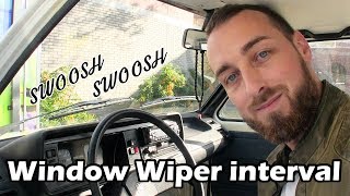 How to Install window wiper interval mode in a Golf Mk1 [upl. by Edobalo831]