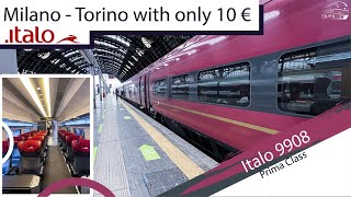 Italo HighSpeedTrain PRIMA class  How to buy cheap train tickets [upl. by Namruht]