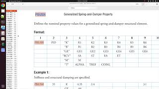 Nastran CBUSH Configuration Sign Convention and Element Force Equations [upl. by Pattie]