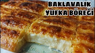 BAKLAVALIK YUFKA BÖREĞİ NASIL YAPILIR 🔝 NEFİS BÖREK TARİFİ [upl. by Enelrak]