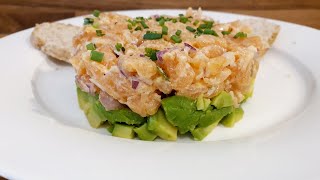 My Salmon Avocado tartare  Jen M Kitchen [upl. by Nere374]