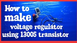 How to make voltage regulator at home trending trendingvideo voltageregulator [upl. by Ursuline]