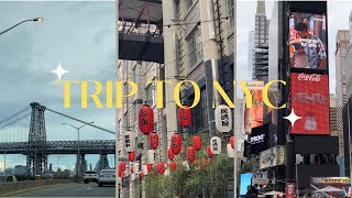 DAY TRIP TO NYC TIMES SQUARE JAPAN VILLAGE BROOKLYN JAPANESE FOOD KINOKUNIYA NEW YORK ANIME [upl. by Kleon]