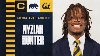 Cal Football Cal vs UC Davis 8312024 Postgame Presser  Nyziah Hunter [upl. by Eidur]