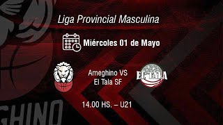 Ameghino vs Tala SF  U21  Liga Provincial Masculina 2024 [upl. by Nuli]