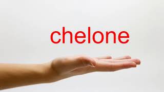 How to Pronounce chelone  American English [upl. by Kcirdor]