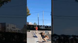 Nollie Frontside Flip was HUGE 👀 sk8 skateboarding flip fyp [upl. by Anelyak]