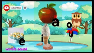 Vowels aeiouvowels lettersound of vowels [upl. by Fortin]