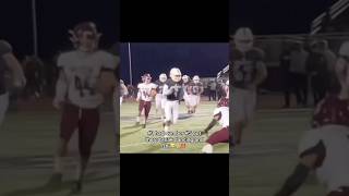 Bro was breakdancing MID PLAY😱🔥footballshorts youtubeshorts football highschoolfootball [upl. by Sivehc697]