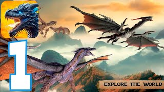 Dragon Simulator Be a Dragon  Tutorial  Gameplay Walkthrough Part 1  ANDROID  iOS [upl. by Clementine]