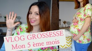 10  VLOG GROSSESSE Mon 5 ème mois de grossesse [upl. by Dowski249]