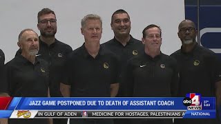 Golden State Warriors assistant coach dies in Salt Lake City after medical emergency [upl. by Anitneuq]